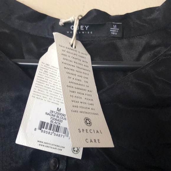 Obey | Naomi Embroidered Blouse - Picture 5 of 8